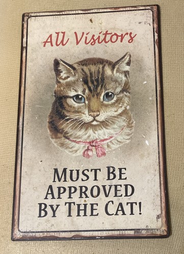 Vintage metal cat - metal, “all