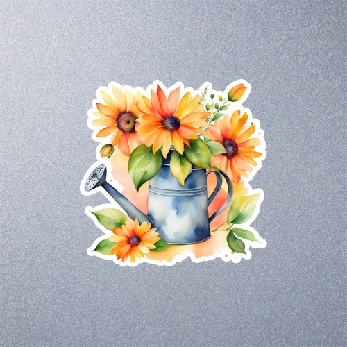 Flowering watering can - flowering,