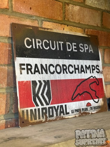 Spa francorchamps sign rusty - ,
