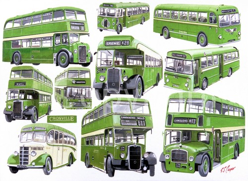 Crosville bus nostalgic - bus,