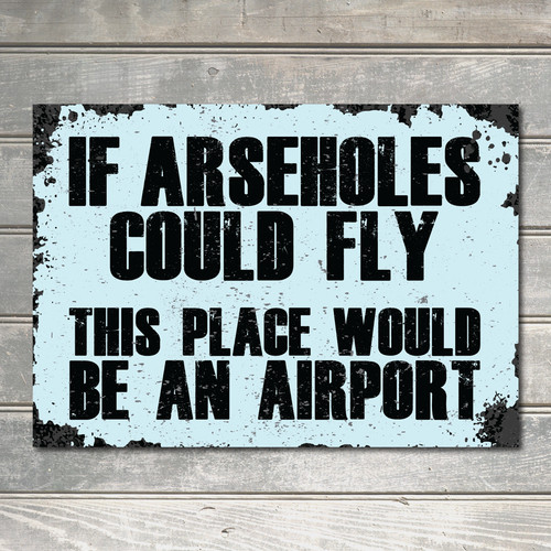Arseholes could fly funny - arseholes,
