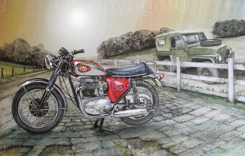 Bsa a65 lightning 1960 - lightning, 1960's