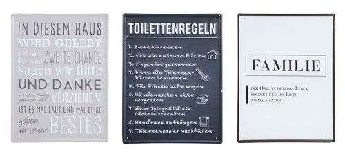 Retro metal sign sayings - retro,