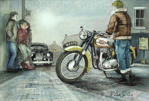 Bsa golden flash rockers - bsa,