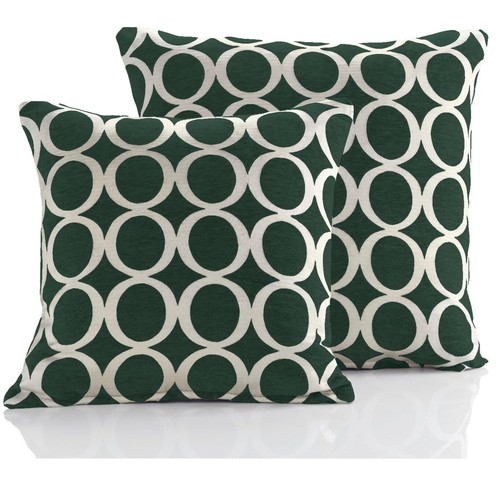 Set dark green chenille - green,