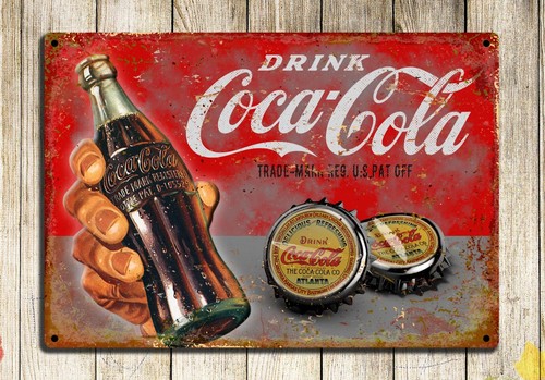 Metal vintage coke coca - vintage,