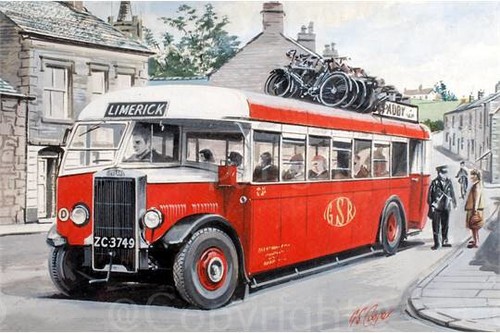 Limerick village bus 1950 - limerick,