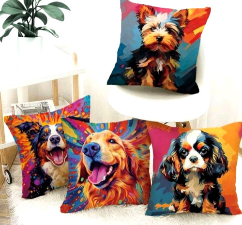 Set printed plush retro - printed,