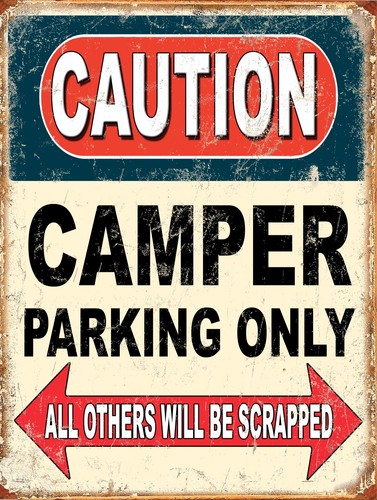 Funny caution caravan parking - funny,