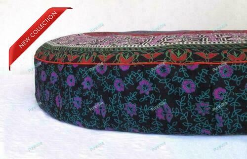 Mandala round pillow - 35'',