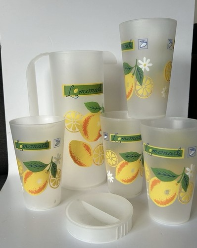 Vintage lemonade plastic jug - , &
