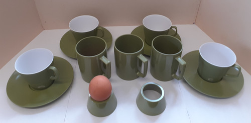 Vintage melaware set cups - vintage, 4
