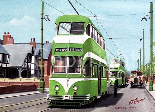 Blackpool squires gate bus - gate,