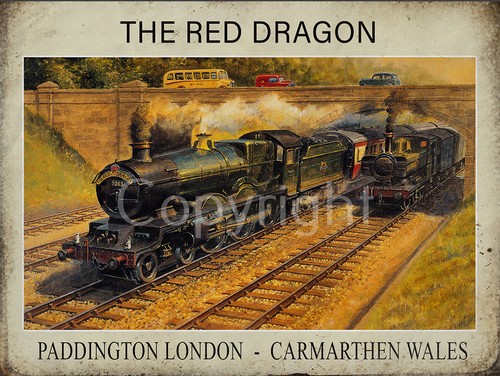 The red dragon steam train - the,