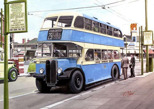 Southend seaside 25c bus - southend,