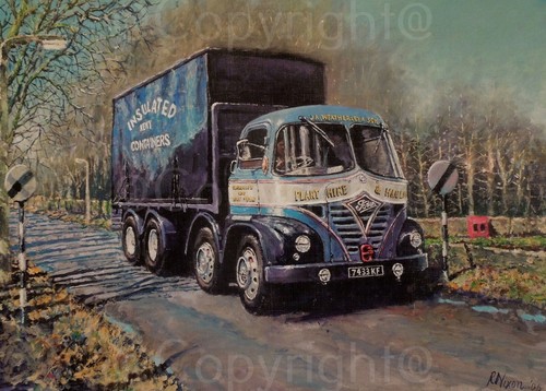 Foden eight wheeler flatbed - wheeler,