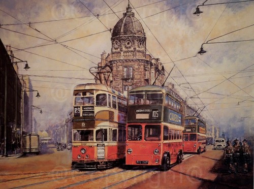 Glasgow maryhill tram - maryhill,