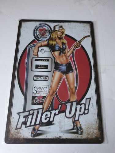 Filler girl metal - up,