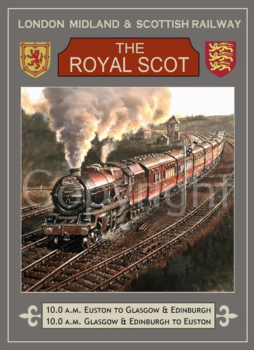 The royal scot - steam, train