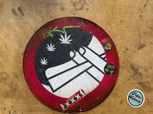 Amsterdam smoking weed sign - amsterdam,
