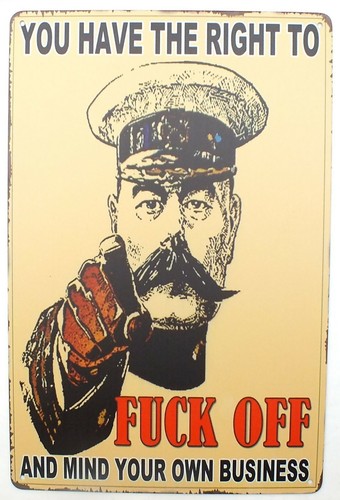 Off mind your own - f**k,
