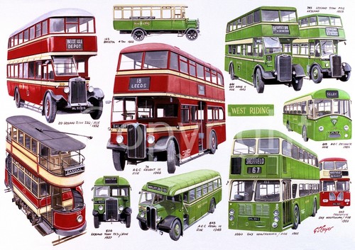Yorkshire west riding - riding, bus