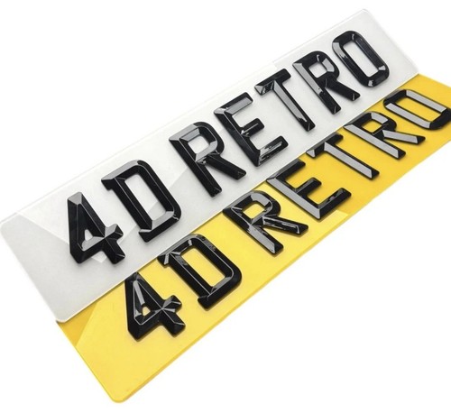 Retro style number plates 1 - style, plates,