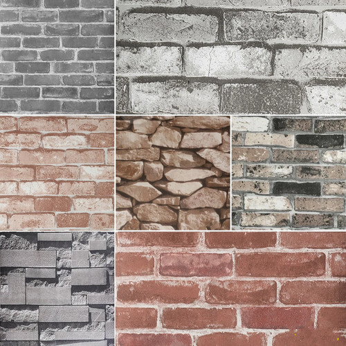 Effect brick wallpaper - 3d,