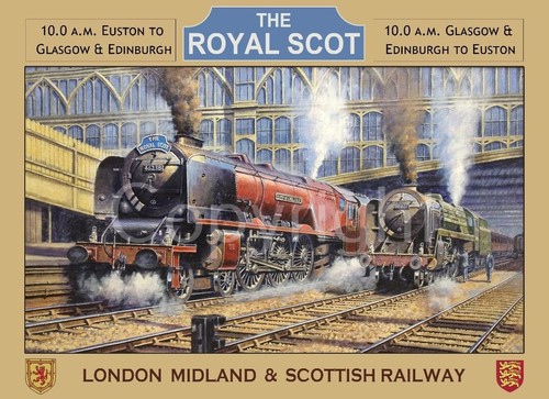 The royal scot steam train - scot,