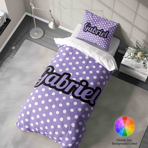 Personalised polkadot name - personalised,