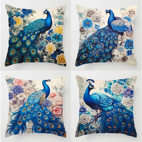 4pcs peacock peony floral - peony,