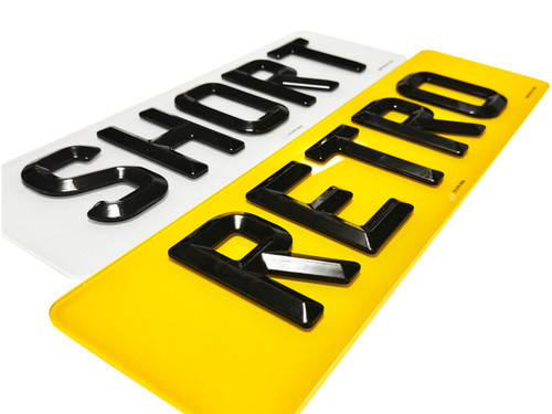 Retro bevelled short - short, number