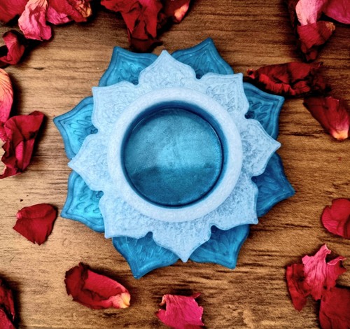 Lotus flower candle tealight - candle,