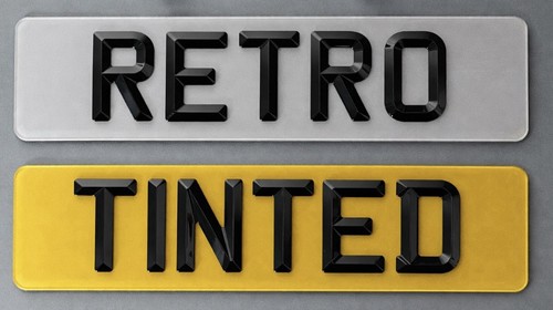 Rear only retro bevel - bevel, tinted