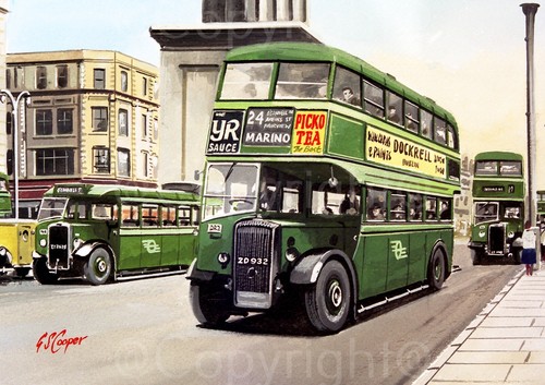 Dublin cie bus 1950 s - cie,