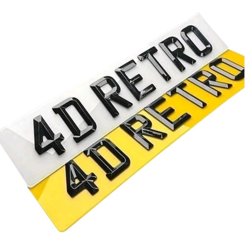 Retro number plates - number,