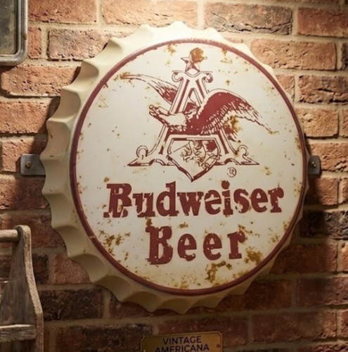 Bottle top wall - bottle, budweiser