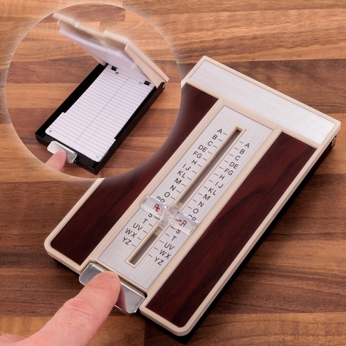 Retro telephone book index - retro, a-z