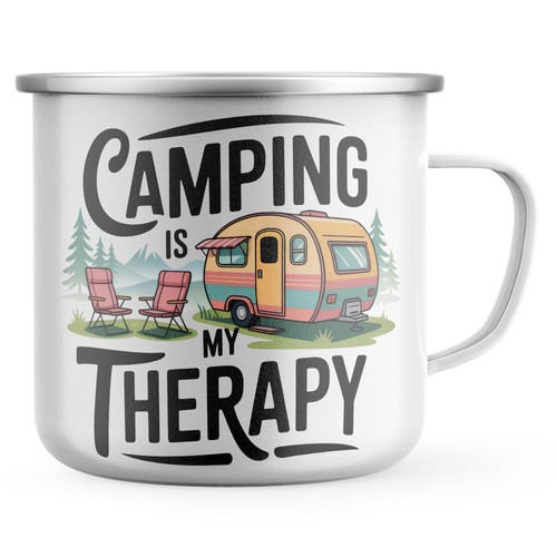 Camping therapy enamel - is, my
