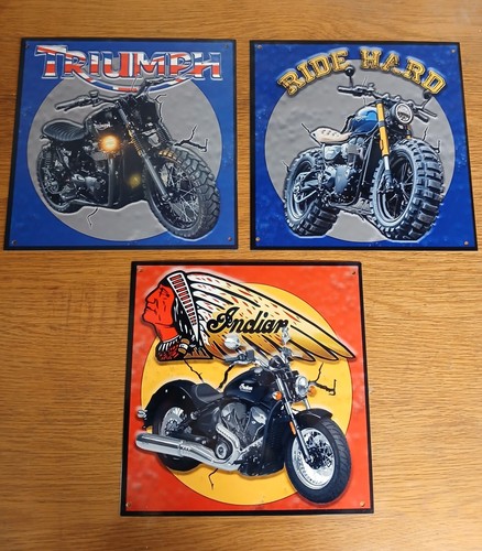 Tri indian motorbike x - indian, 12"
