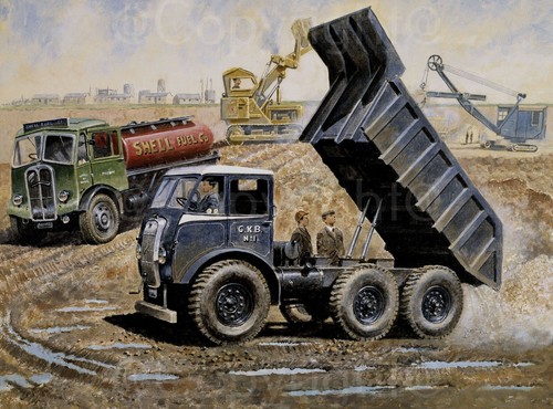 Foden tipper vintage - dg,