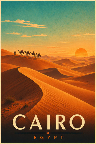379 cairo egypt - cairo, poster