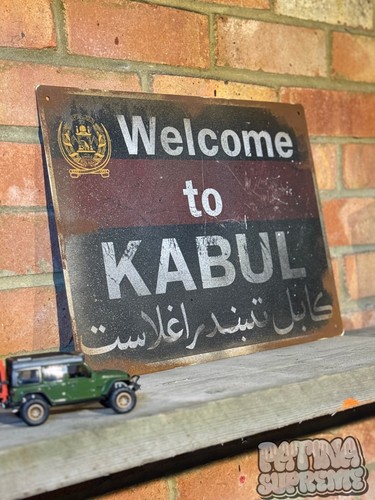 Welcome kabul sign rusty - kabul,