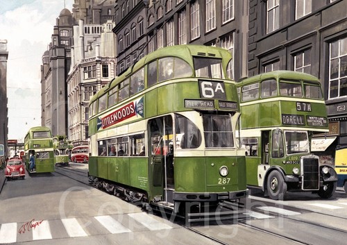 Liverpool pier head - 6a, tram