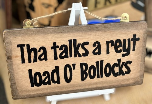 Bollocks funny sign - bollocks, sign,
