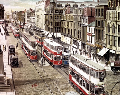 Manchester piccadilly tram - manchester,