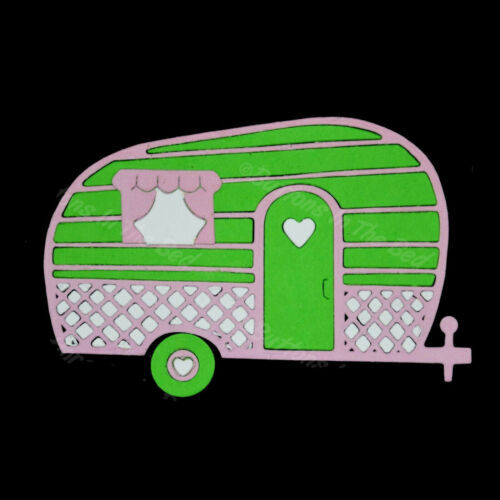 Pcs retro caravan metal - 1,